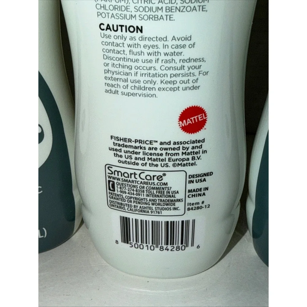 Fisher-Price Hello Bathtime Baby Shampoo Hypoallergenic 10oz 4 Pack Penguin Lot